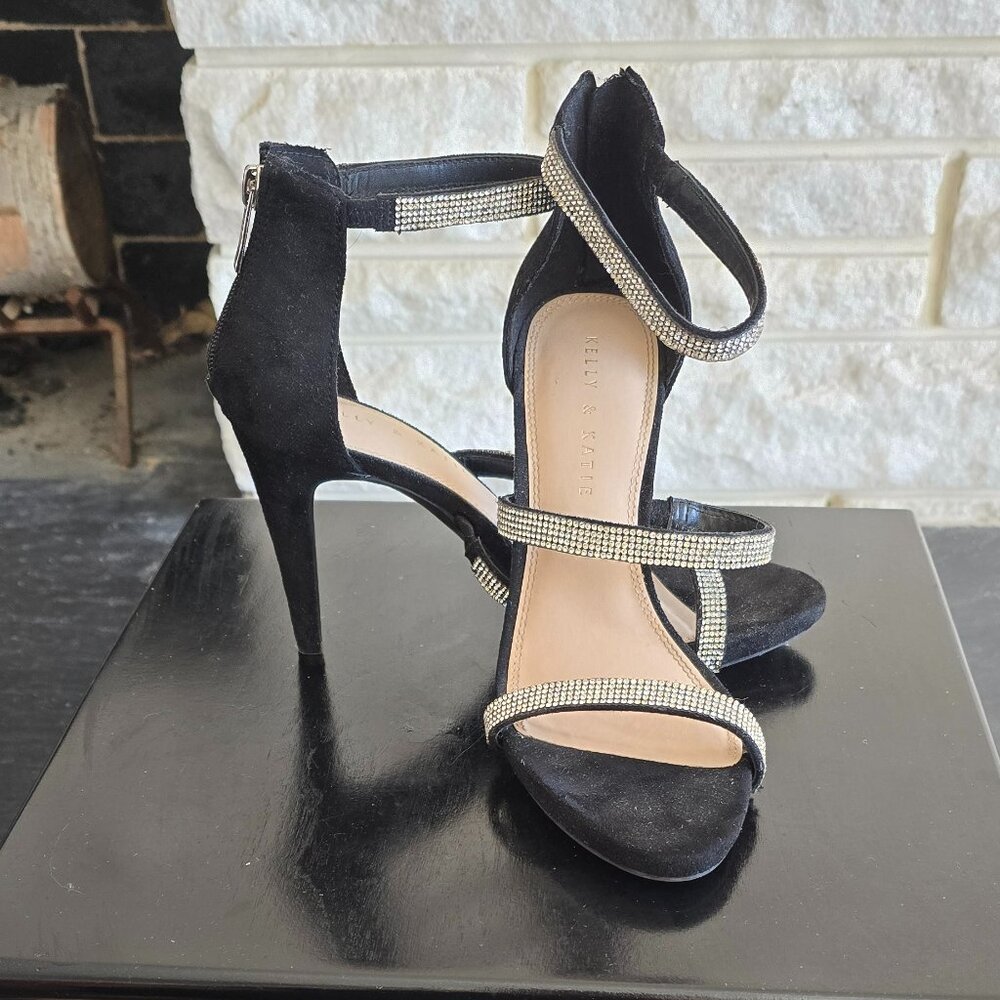 Kelly & Katie Black Strappy Heel